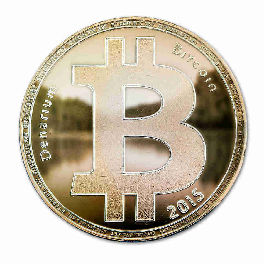 Denarium Gold Plated Physical Bitcoin Empty - 