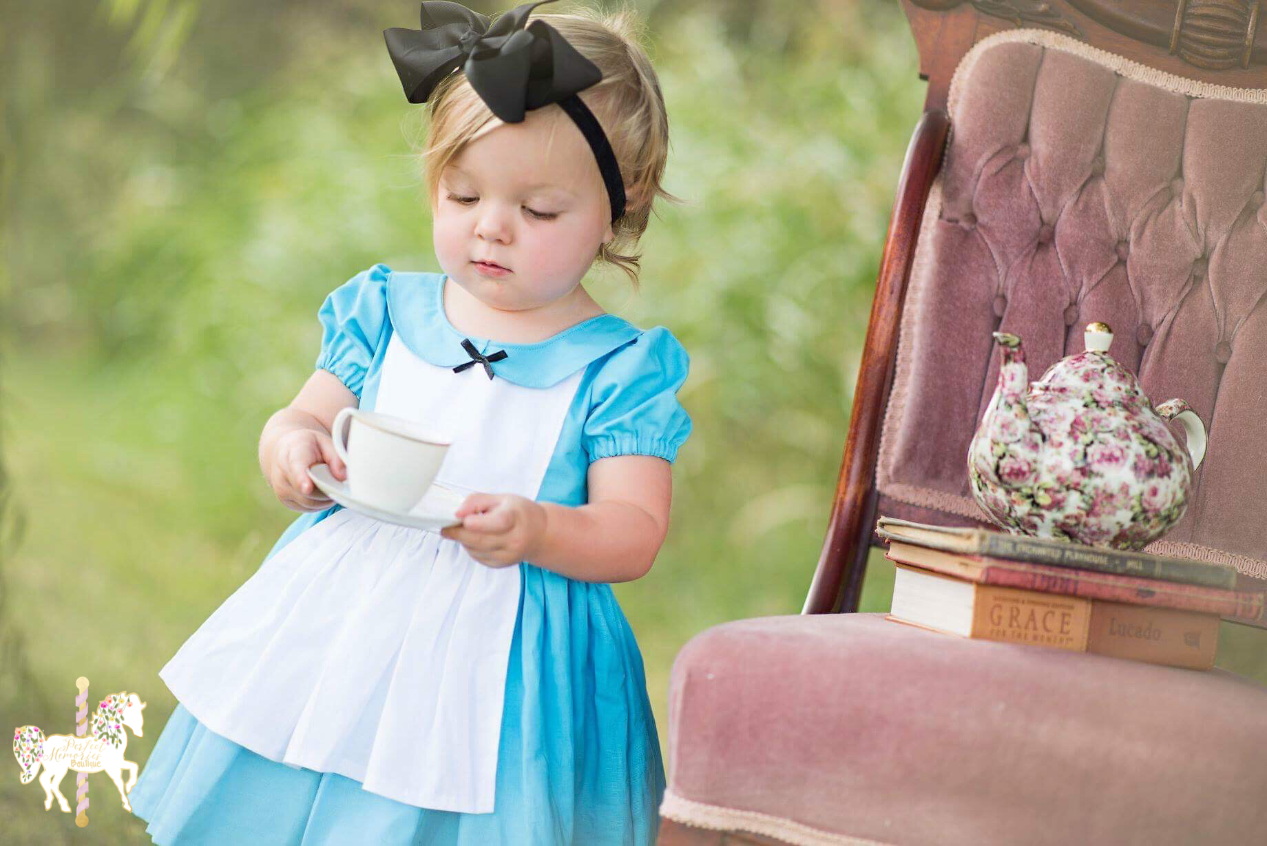 alice in wonderland flower girl dresses