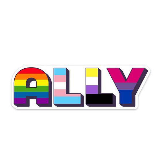 Ally Lgbtq Sticker Hazel General Store