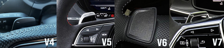 CNC Audi DSG Shifter Paddle Extensions - 17 R8 V10+ RS3 TTRS RS5 –  StickerFab