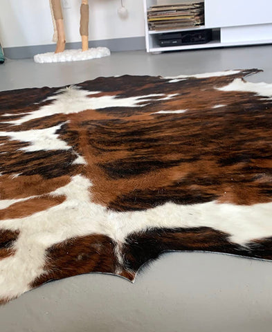 cow skin rug