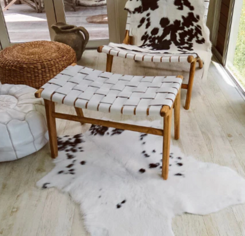 calf skin rug