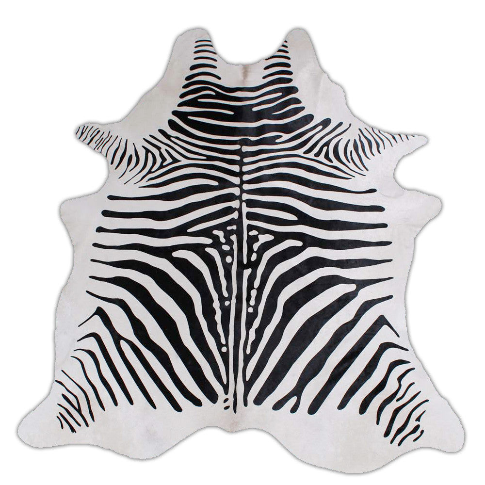 Rodeo Zebra Print On White Cowhide Rug Rodeo Cowhide Rugs