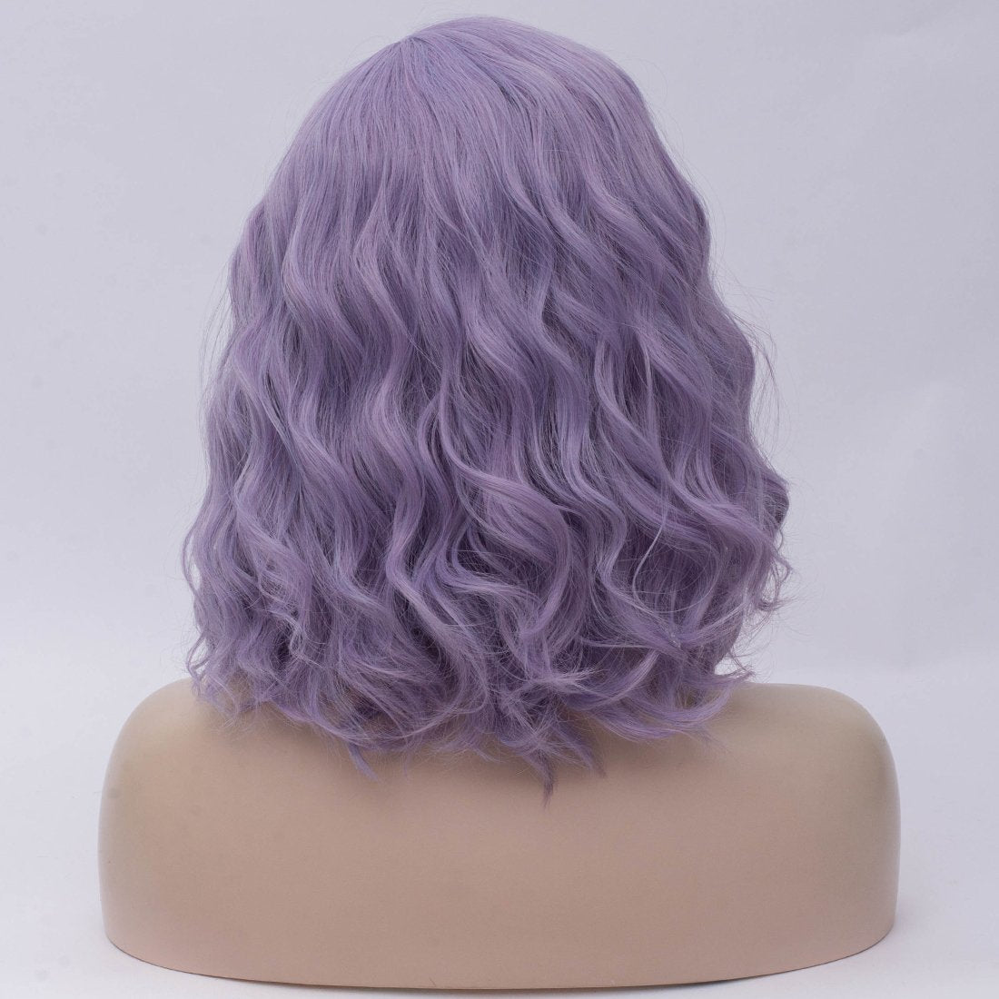 purple and gold wig