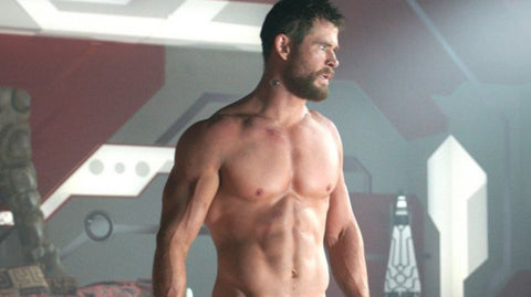 thor chris hemsworth shirtless