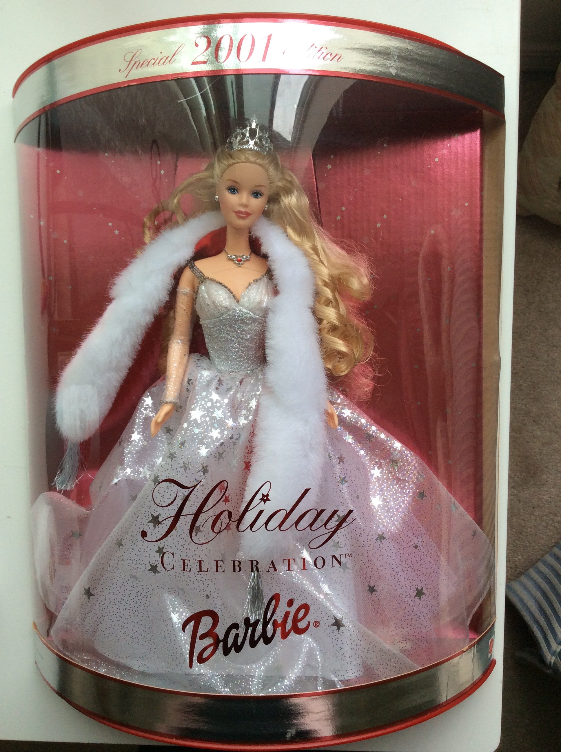 holiday celebration barbie 2001