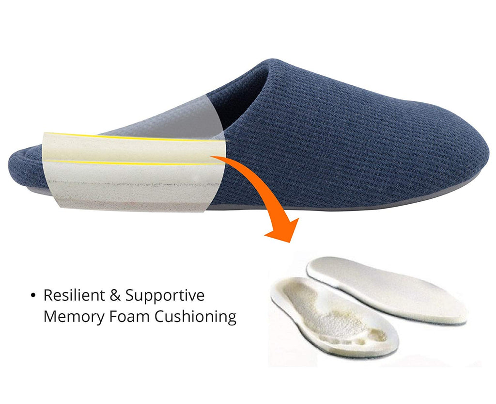 closed toe indoor slippers