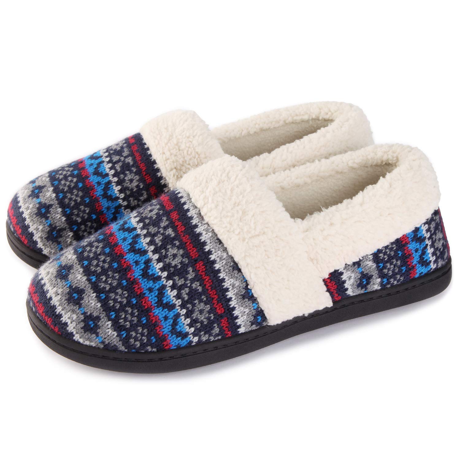 RockDove Women's Nordic Winter Moc Memory Foam Slipper – RockDove Footwear