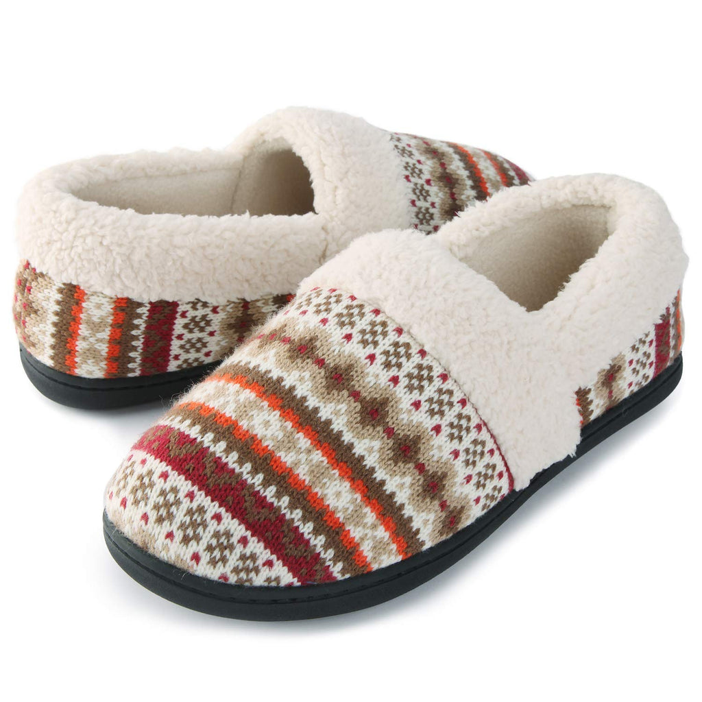 rockdove women's memory foam slippers