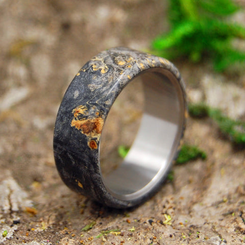 Black Wood Ring