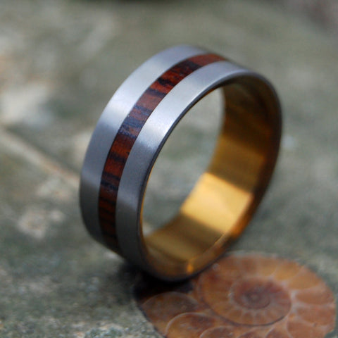 When Lightning Strikes Minter and Richter Designs Wedding Ring with Satin Finish