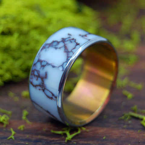 Wild Horse Jasper Wedding Ring