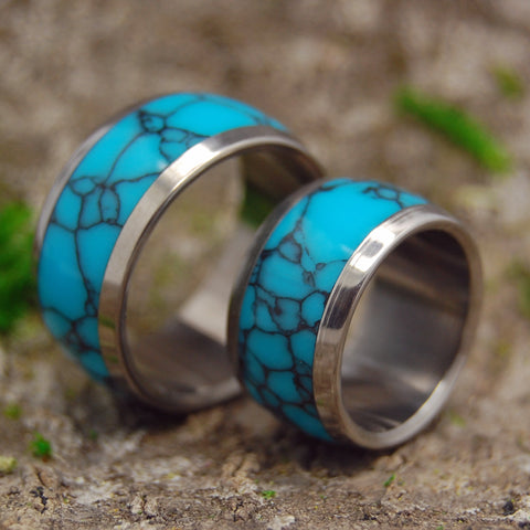 Turquoise Wedding Rings