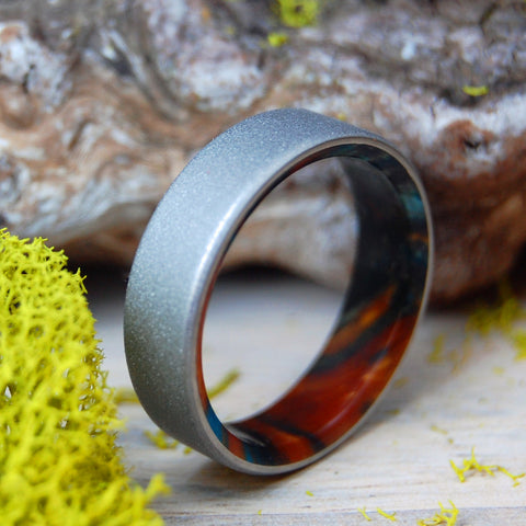 Glass Bead Burst Minter + Richter Wedding Ring