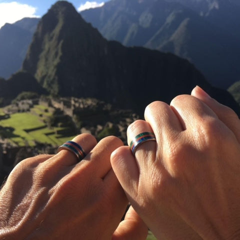 Wedding Rings on Machu Picchu