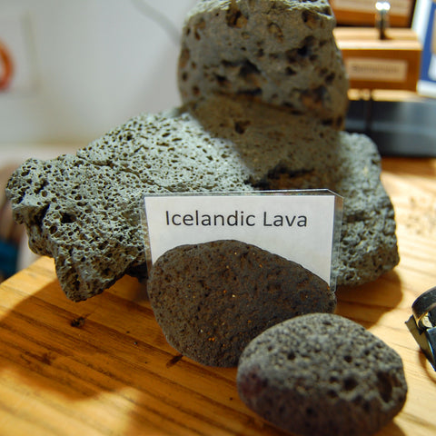 Icelandic Lava for wedding rings