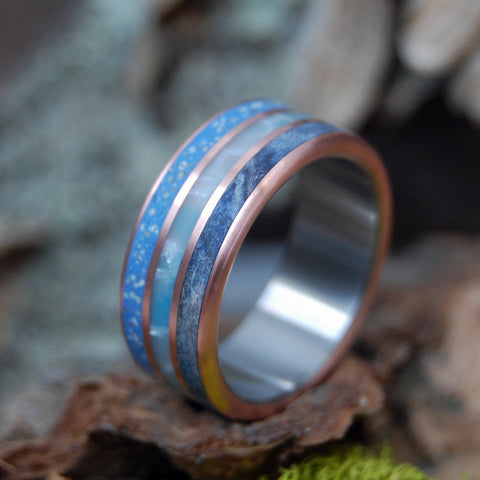 Beach Sand Wedding ring by minter and richter designs