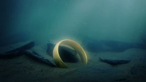 ring at bottom of ocean
