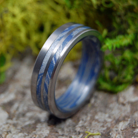 Satin Son of Adam Wedding Ring by minter and richter designs
