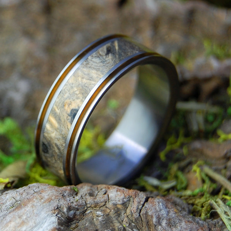 Minter + Richter | Titanium Rings - Wooden Wedding Rings