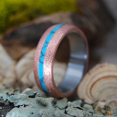 Wire Wheel Copper Ring by MInter and Richter Designs