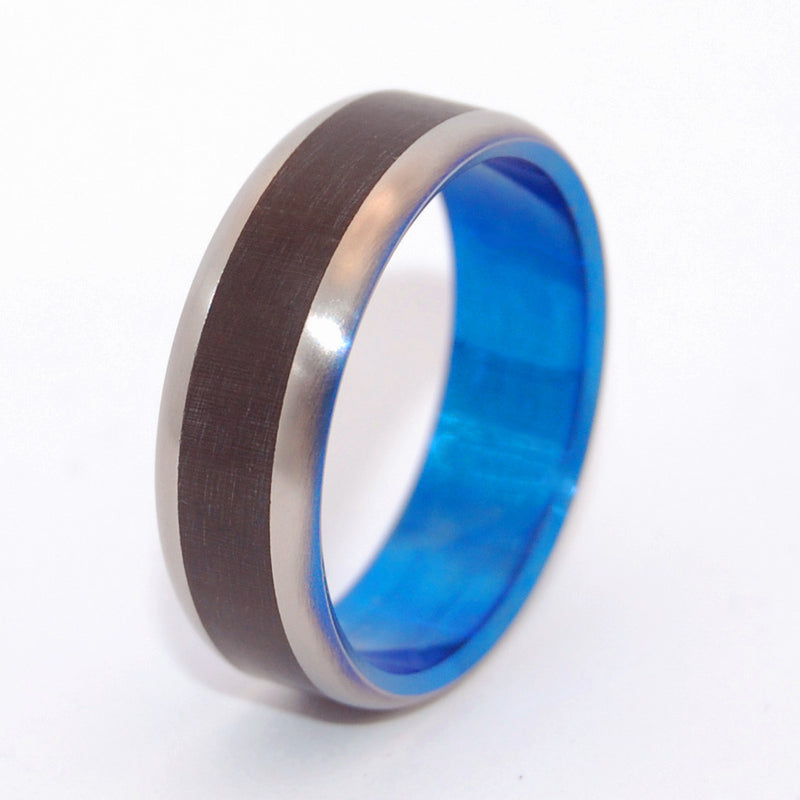 Minter + Richter | Titanium Rings - Blue Buffalo