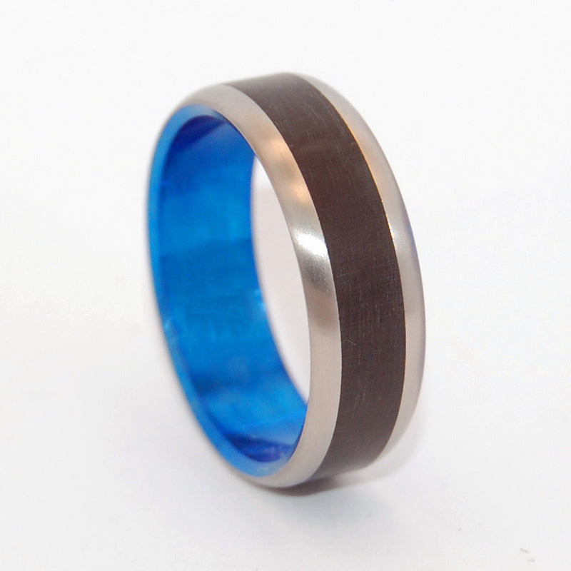 Minter + Richter | Titanium Rings - Blue Buffalo