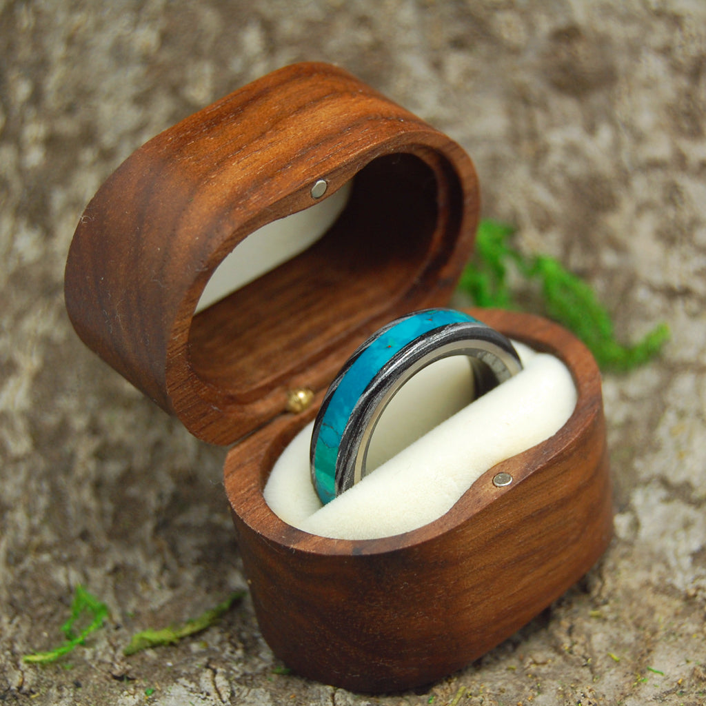 black wood ring box