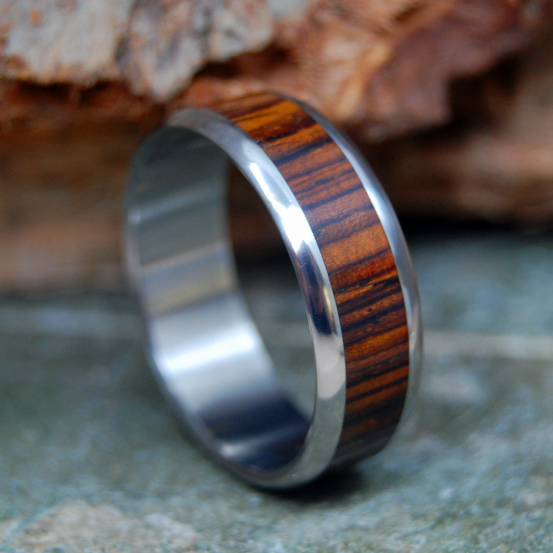 Minter + Richter  Titanium Rings - Wooden Wedding Rings