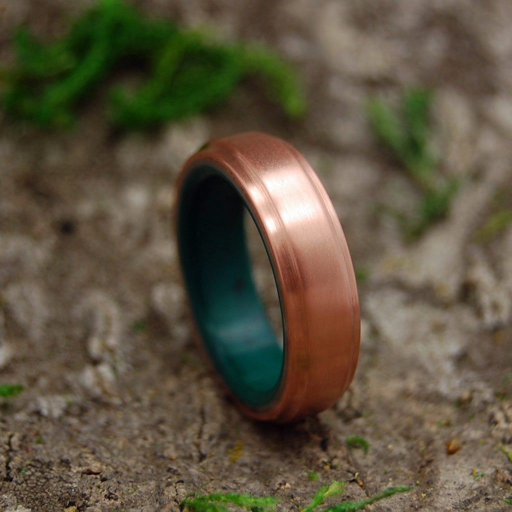 Minter + Richter Jade Wedding Ring Mens Handcrafted