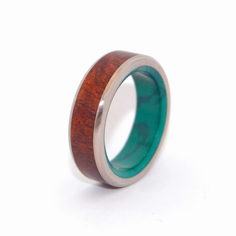 Minter + Richter | No Little Love | Desert Ironwood Jade Wedding Rings