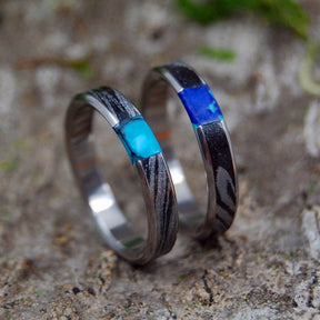 Minter + Richter | Handcrafted Titanium and Wood Wedding Rings ...
