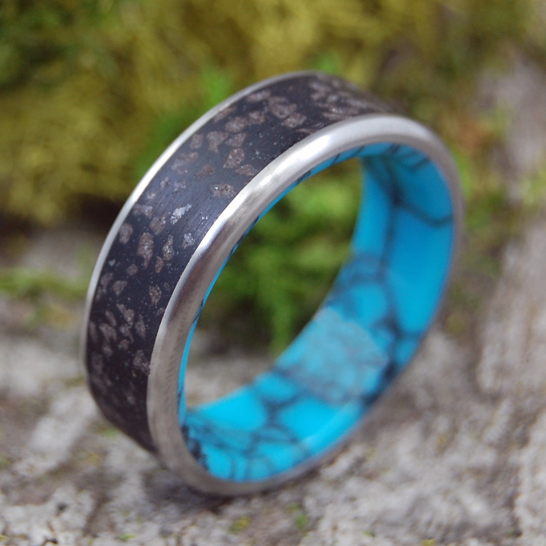 Minter + Richter Titanium Rings Black Wedding Ring