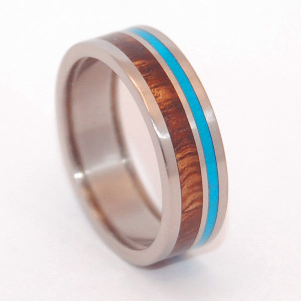 POP-A-TOP WOODED COVE | Beer Bottle Opening Wedding Ring - men's rings