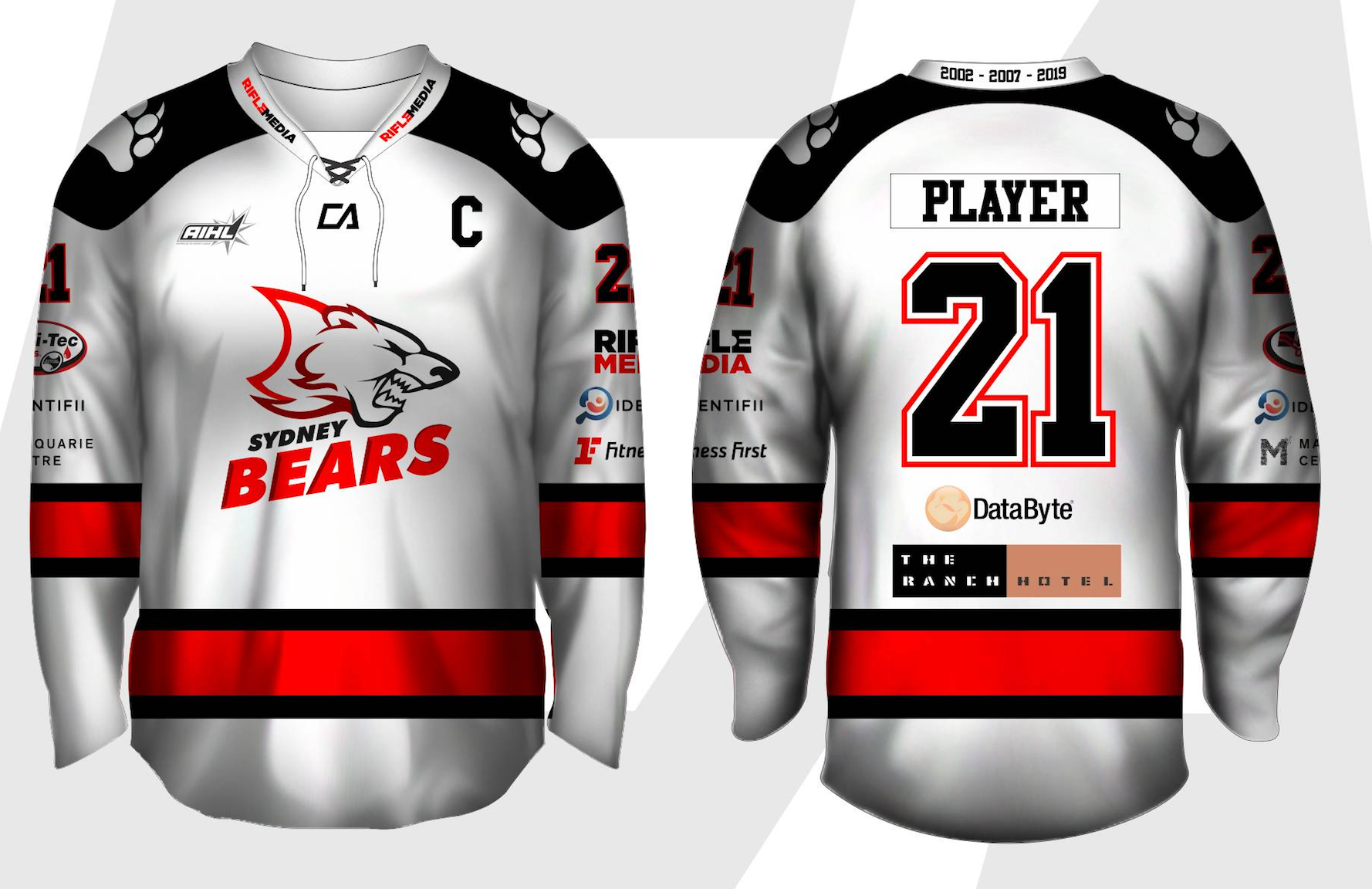 blank bears jersey