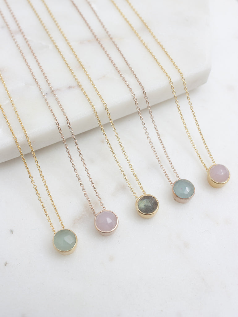 Rose Gold Dot Necklace | Bohemia Design