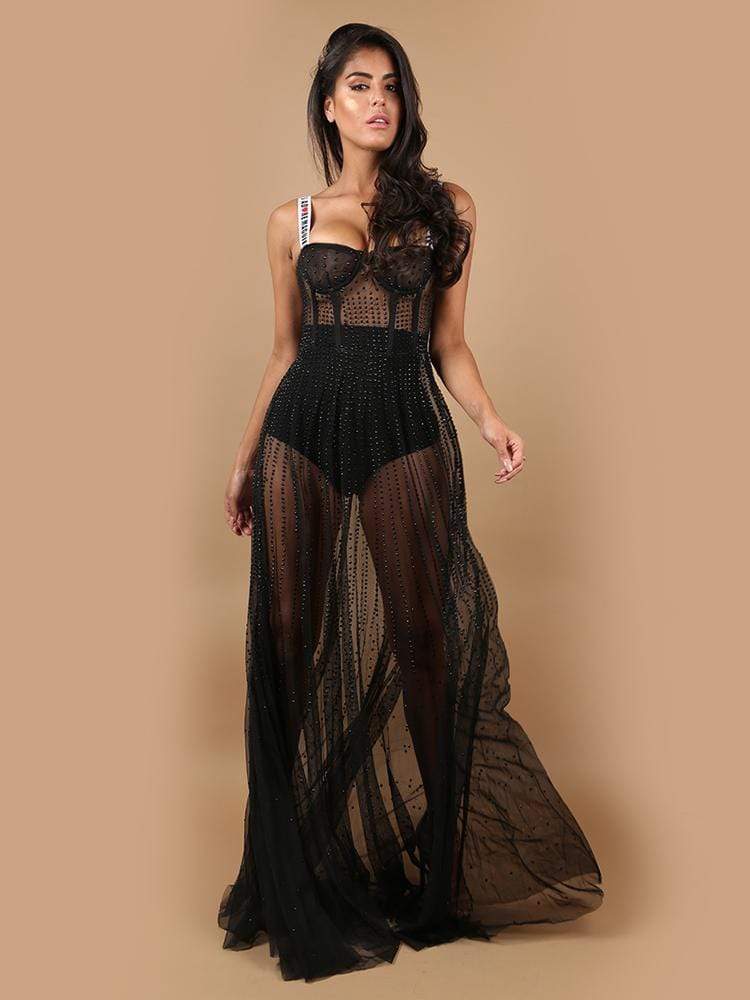 serena black dress