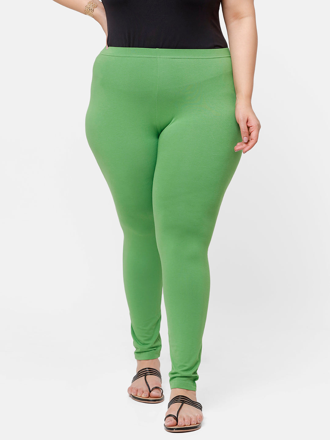 Buy Olive Leggings for Women by AURELIA Online | Ajio.com