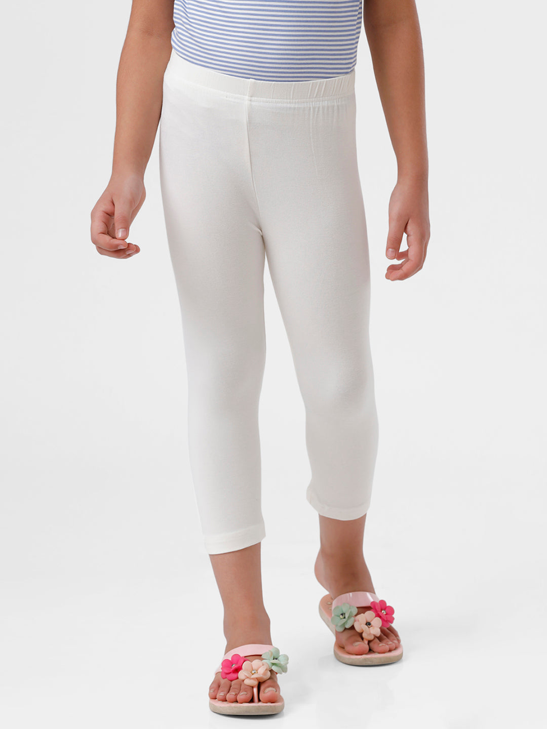 Shop Pack of 2 - Plain Regular Fit 3/4 Leggings Online | Max UAE