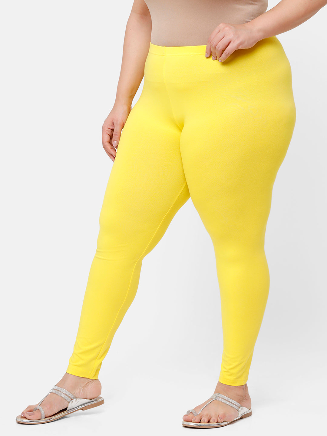 Plus Size - Disney Minnie Mouse Black & Neon Yellow Active Legging - Torrid