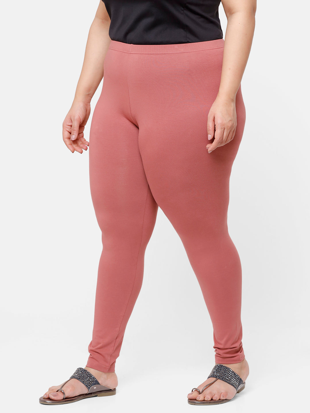 Seamless leggings in dark pink