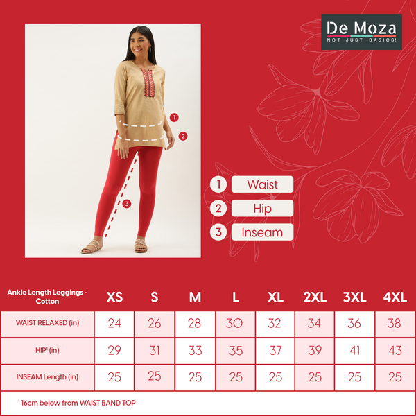 Women Ankle Length Leggings – De Moza