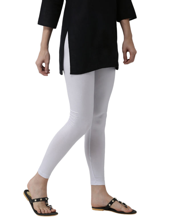 Fidato Women's Ankle Length Leggings (White, XL) - FDWAL03 Price - Buy  Online at Best Price in India