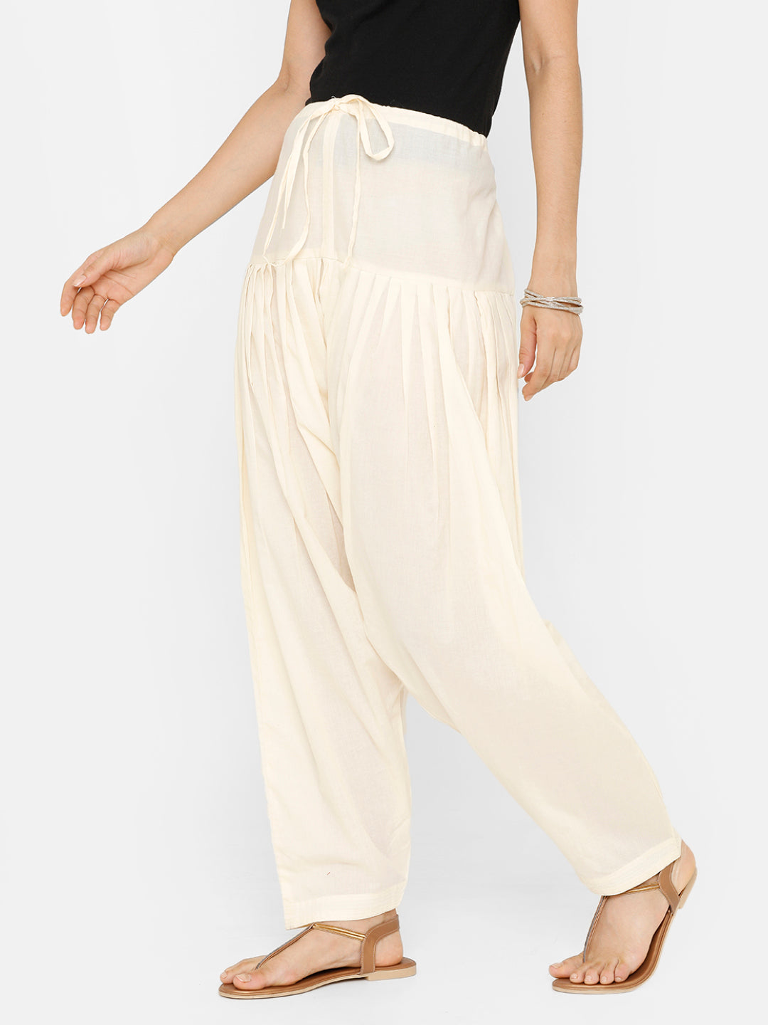 Buy online Hand Embroidered White Harem Pant from Churidars & Salwars for  Women by Seva Chikan for ₹1299 at 35% off | 2024 Limeroad.com