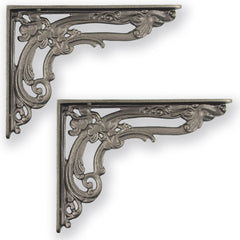 cast iron shelf brackets