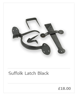 Suffolk Latch Black Beeswax