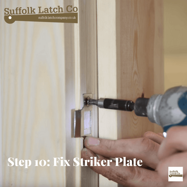 how to fit a tubular latch step 10