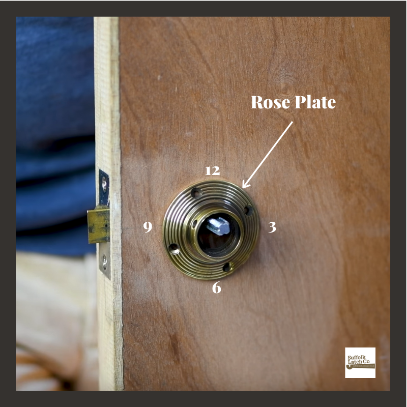 Step 4 tips for fitting a beehive door knob