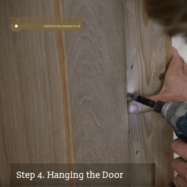 How to hang a door step four hanging the door
