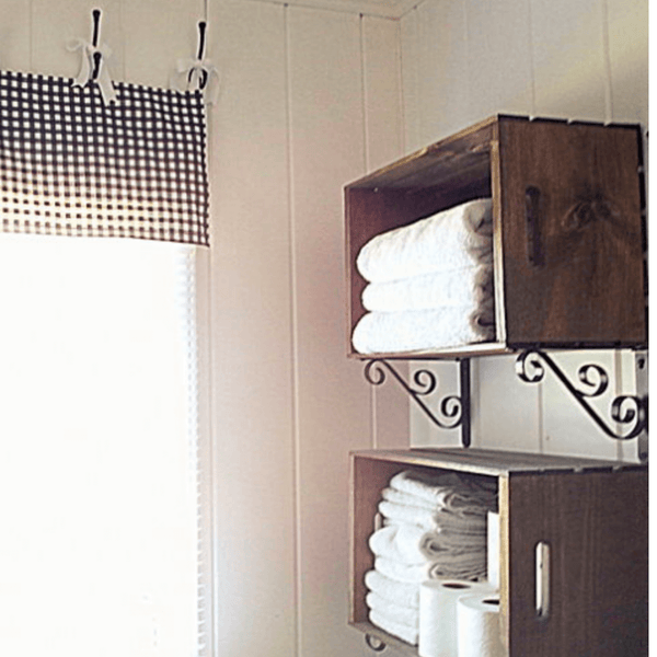 Crate Box Shelf Idea